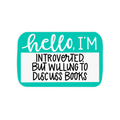 Willing To Discuss Books Kindle Sticker