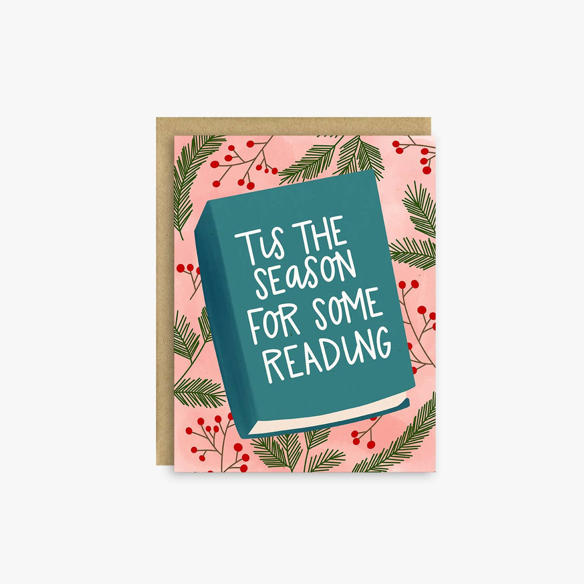 ’Tis the Season for Some Reading – Book Lover Holiday Card