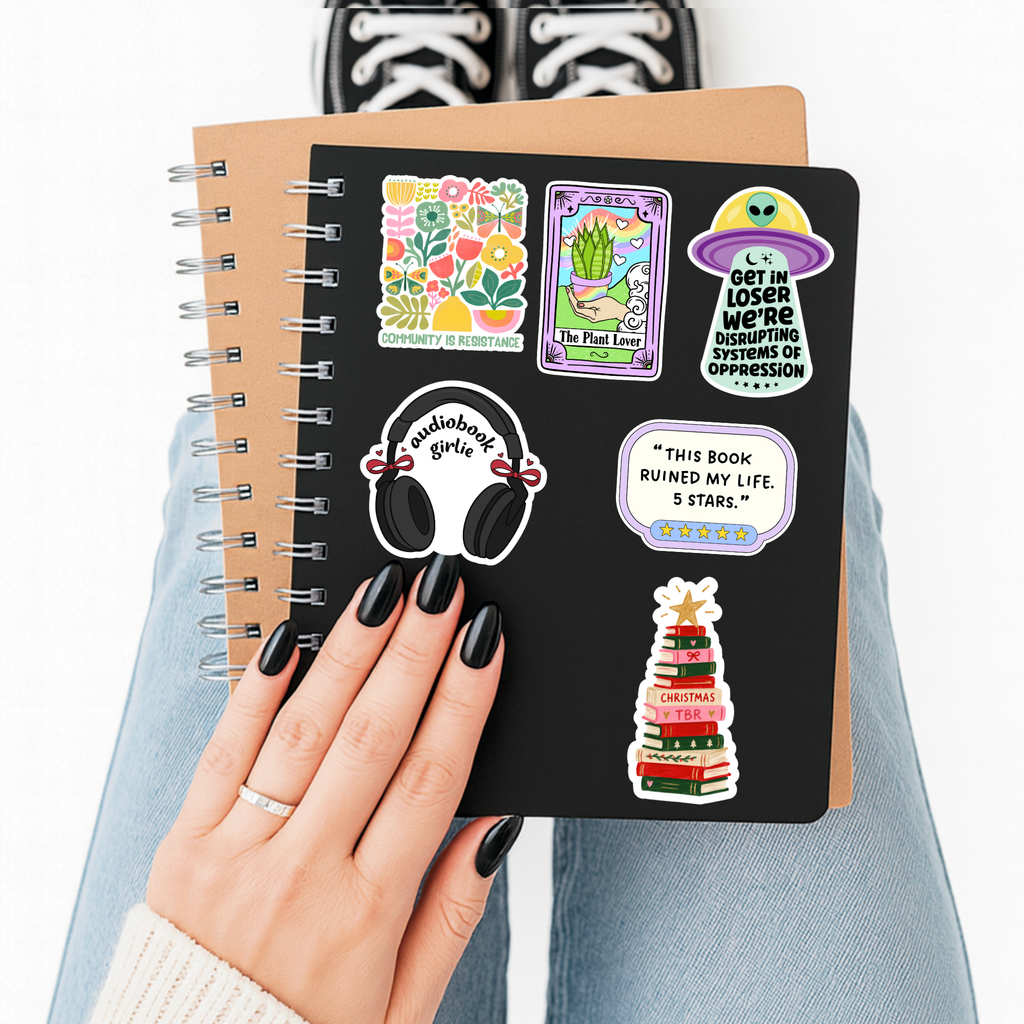 Christmas TBR Tree Sticker | Bookish Holiday