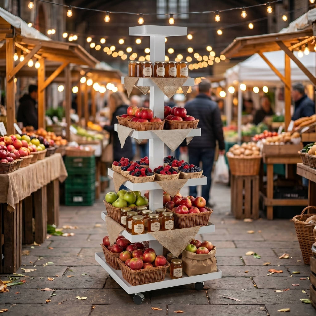 Square Multi-Tiered Displays