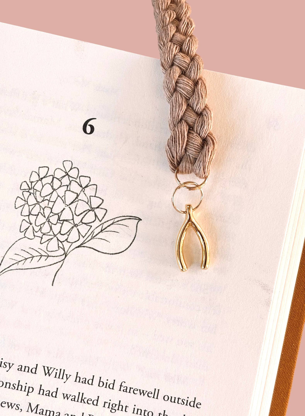 Wishbone Charm Bookmarks - Bookish Gifts, Book Accessories