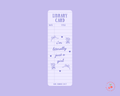 I'm Literally Just A Girl Library Card - Bookmarks