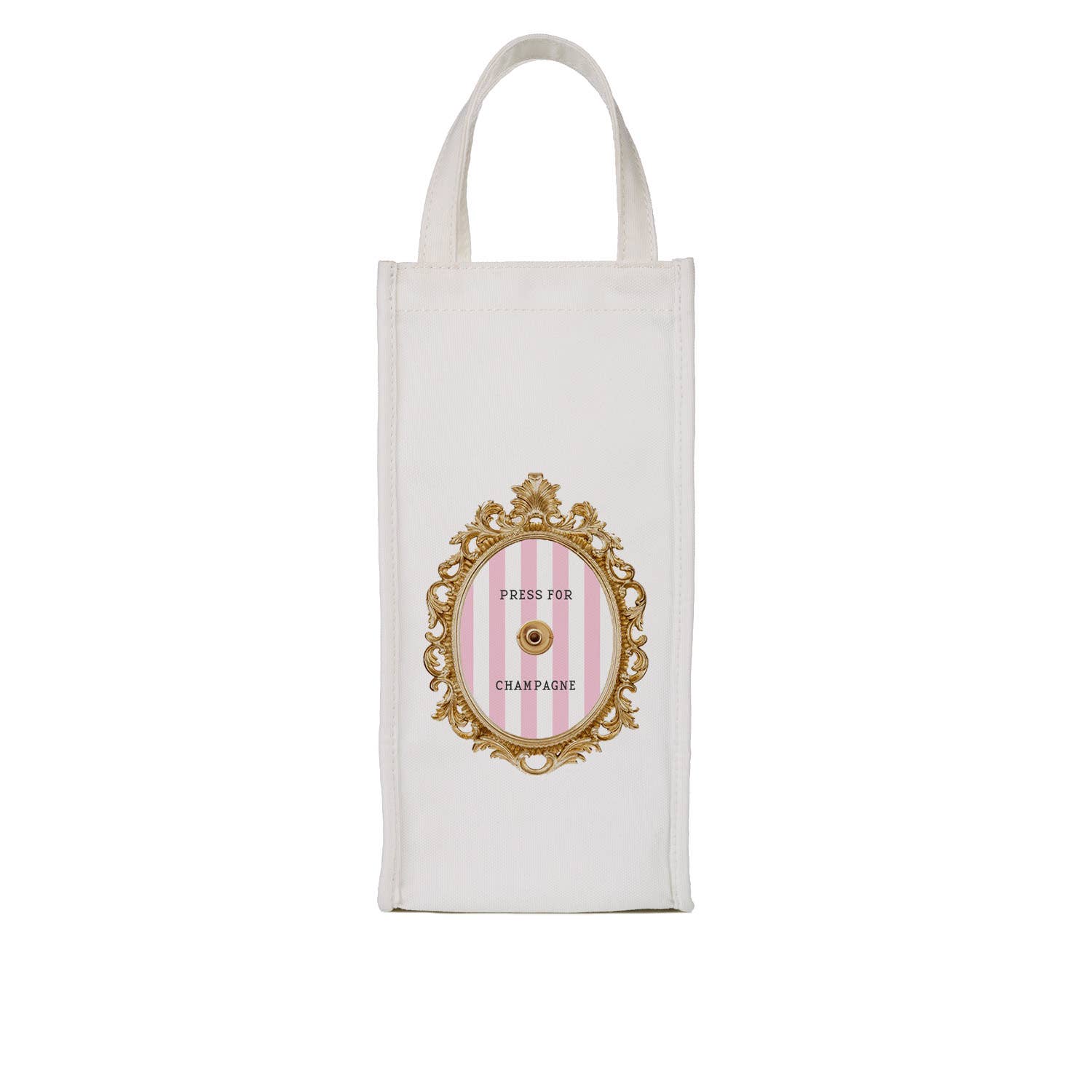 Wine Bag - Press for Champagne Stripe