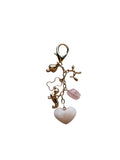 BAG CHARM-HEART DOG BONE BAG CHARM KEY CHAIN | 80K095