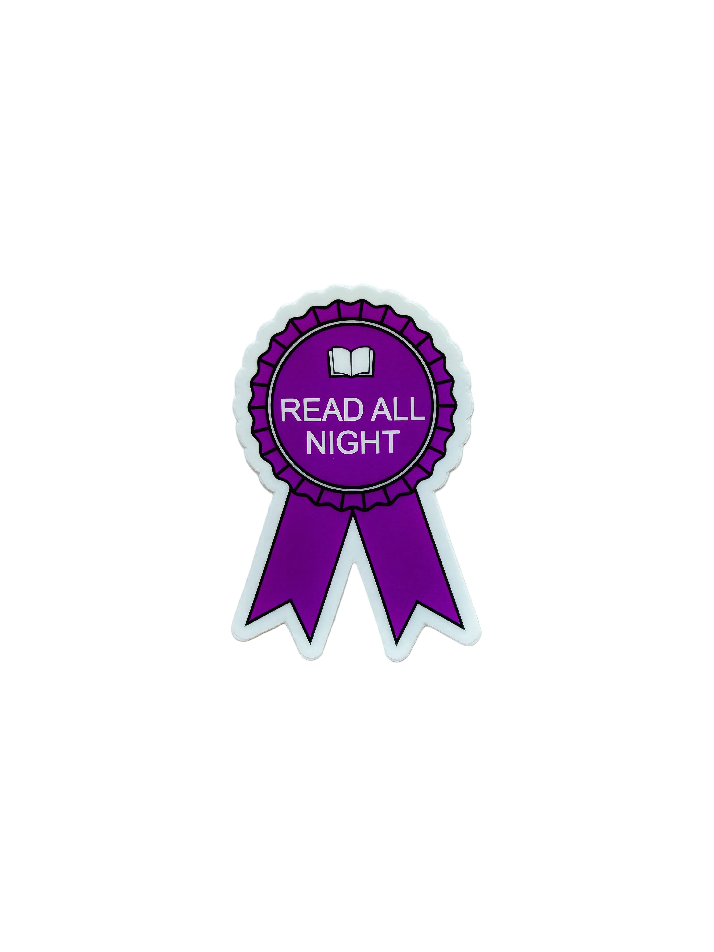 Read All Night Sticker