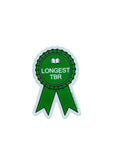 Longest TBR Sticker