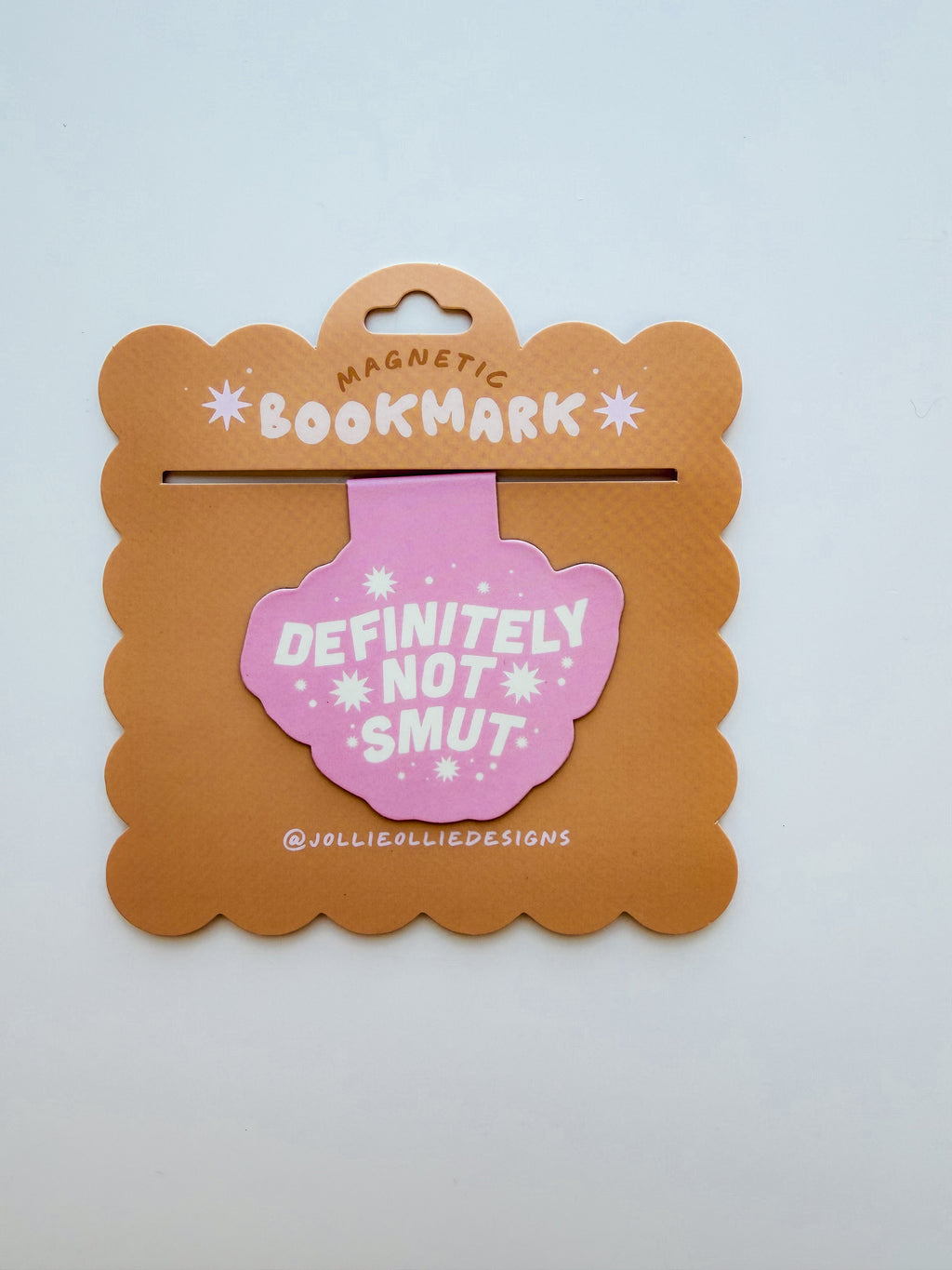 Pink Definitely Not Smut Magnetic Bookmark
