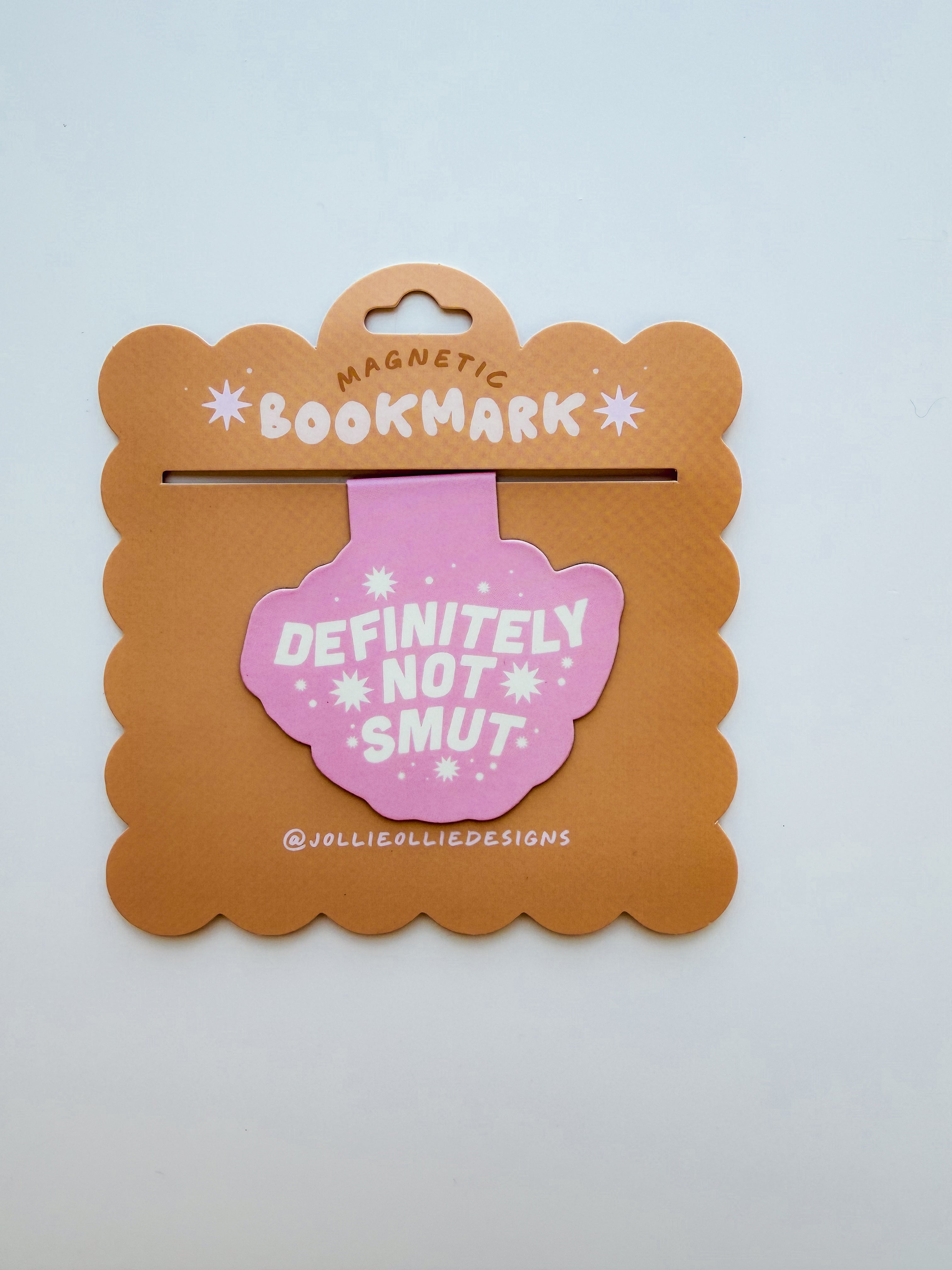 Pink Definitely Not Smut Magnetic Bookmark