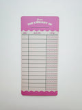 Book Rating Paper Bookmark