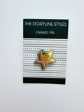Main Character Energy Enamel Pin // Bookish // Book Pin // Bookstore // Book Club // Book Lover Gift // Lapel Pin // Collar Pin //Drama club