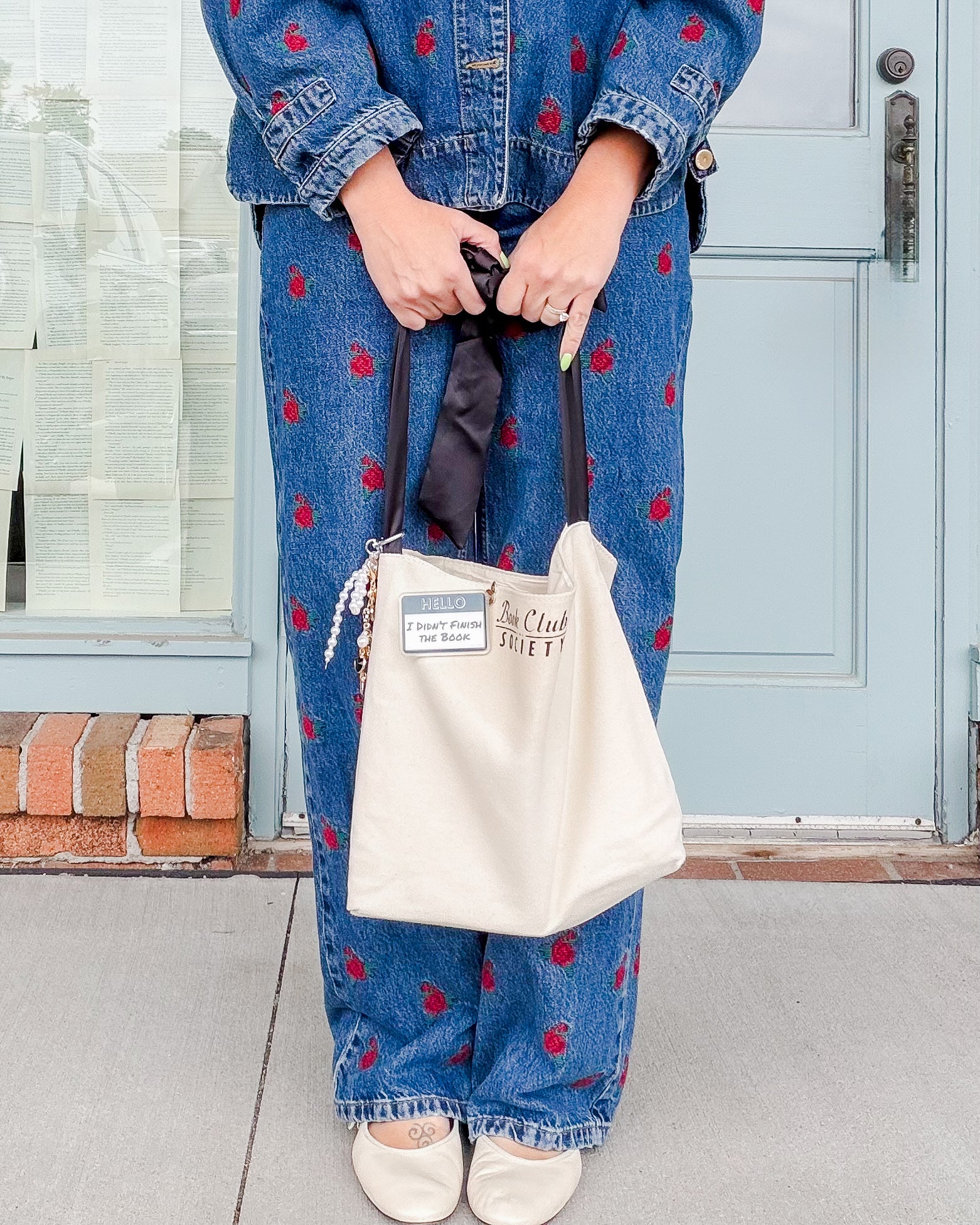 CWAB4839_BOW SHOPPING BAG SHOULDER BAG