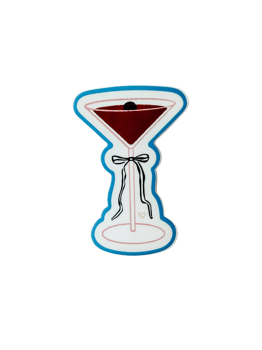 Espresso Martini Bow Sticker