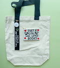Pin & Ribbon Signature Tote Bag (Black)