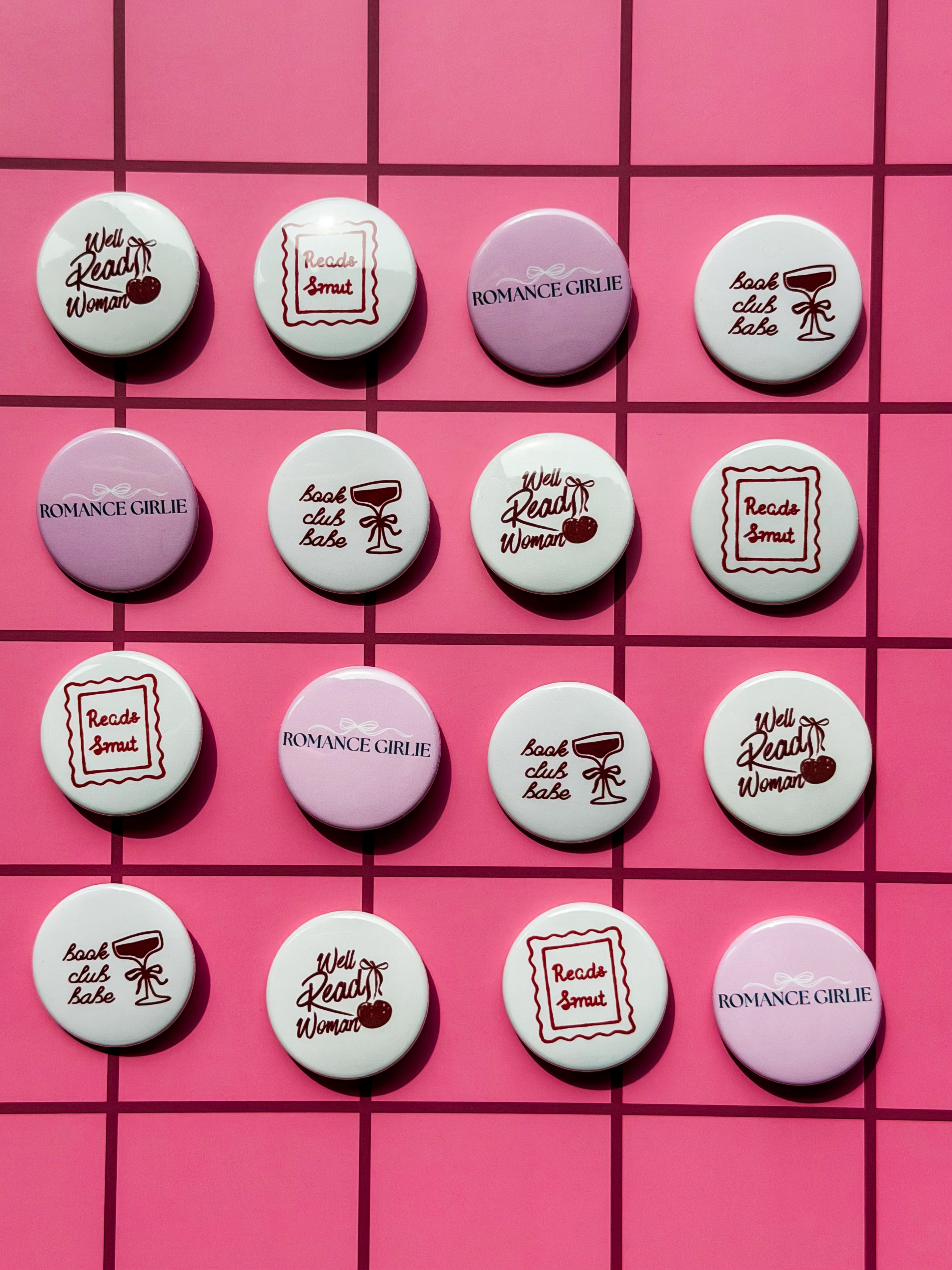 Well Read Woman Button