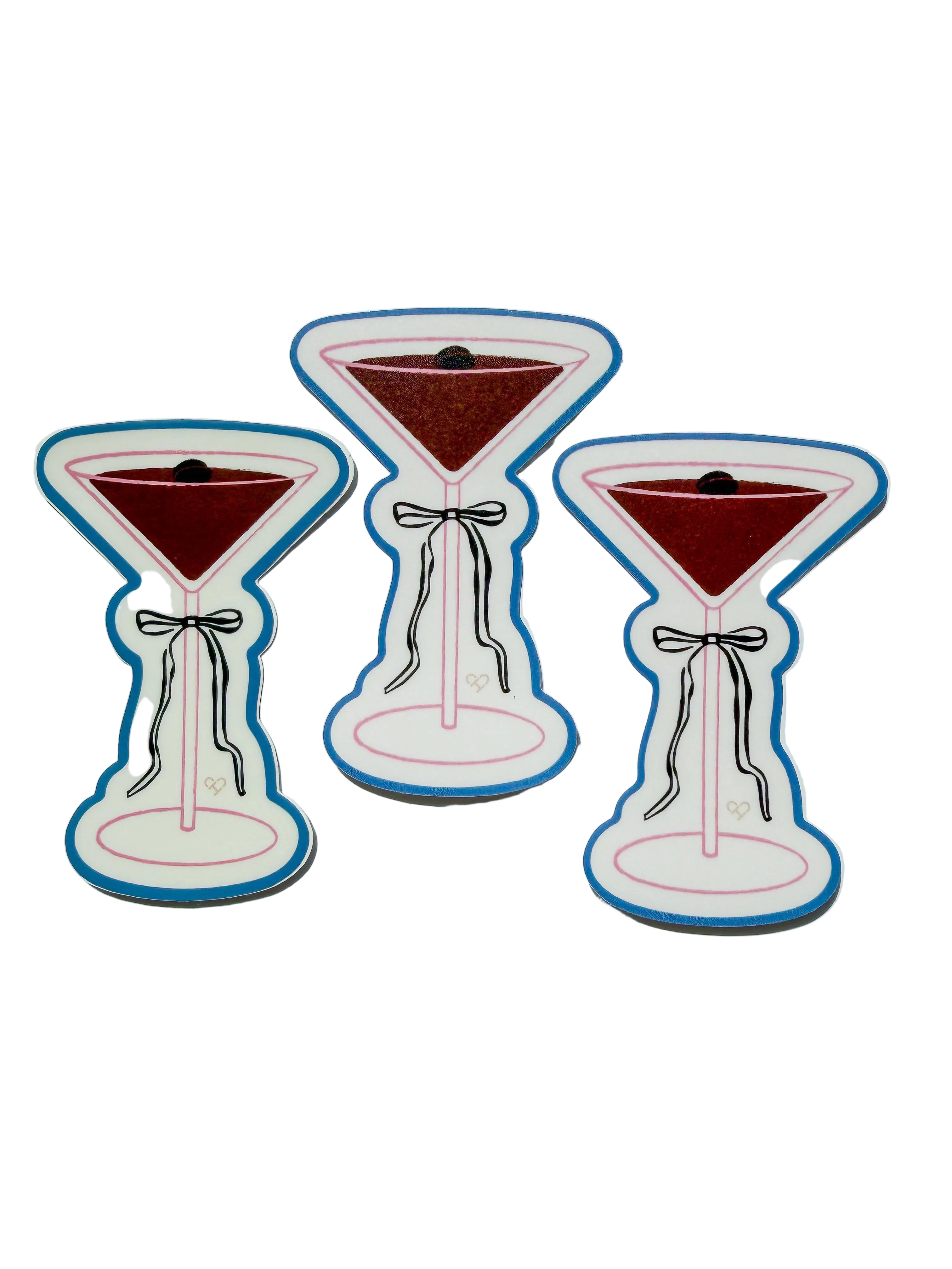 Espresso Martini Bow Sticker