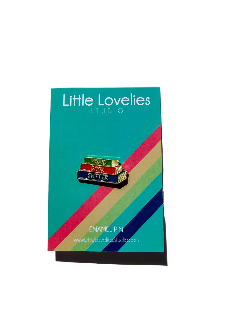 Proud Book Sniffer Enamel Pin