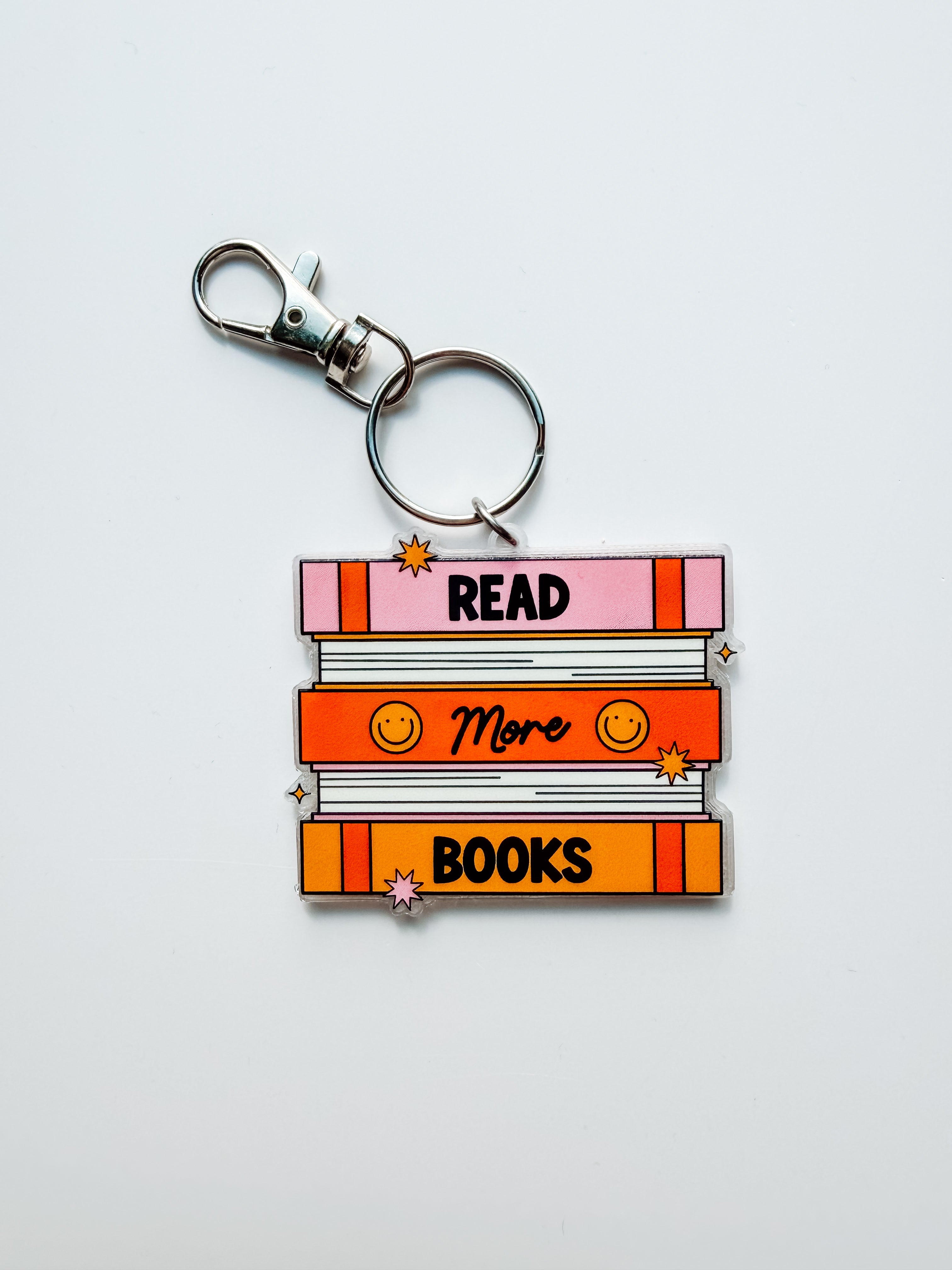 Buy More Books Keychain/Bag Charm