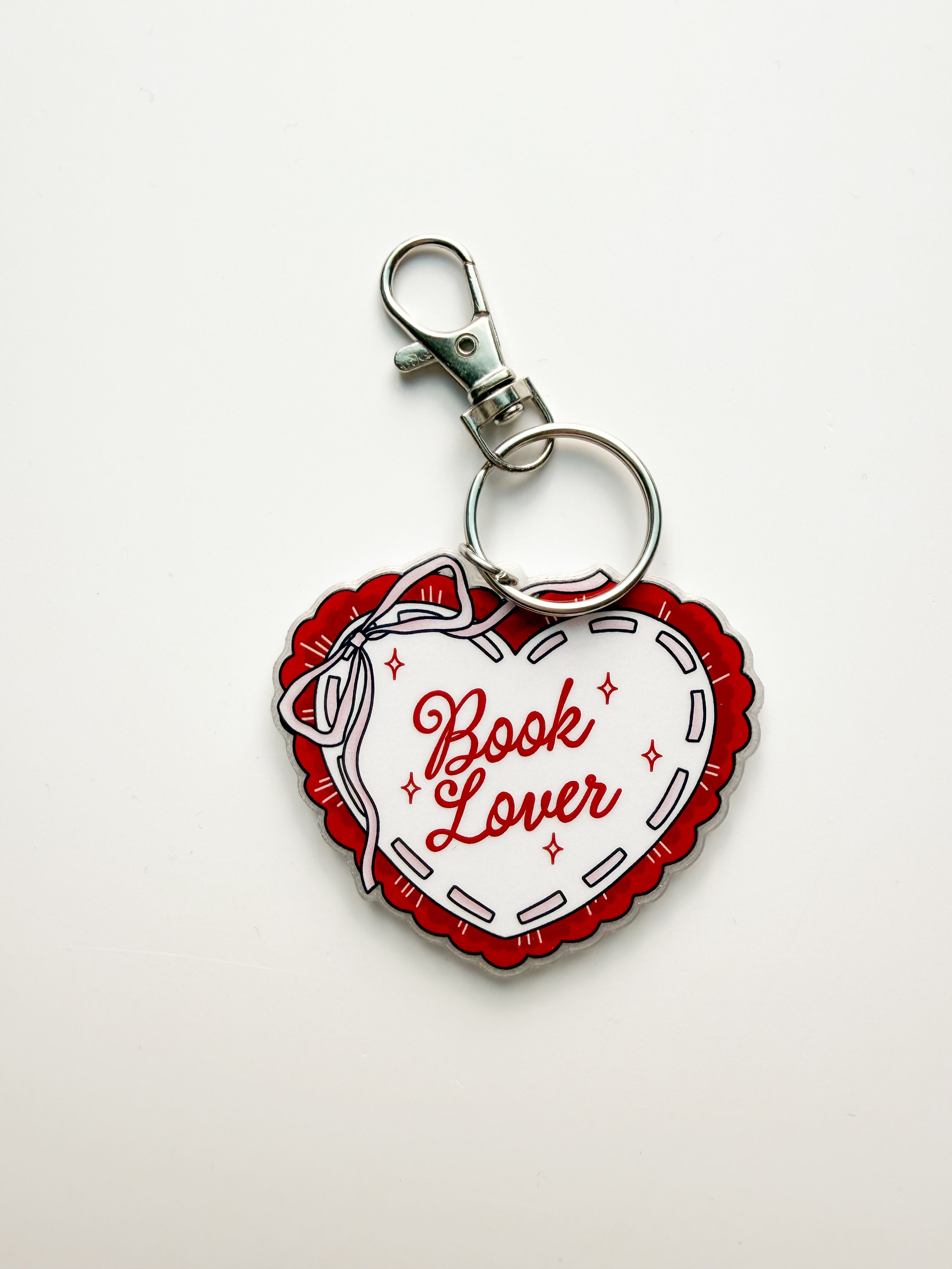 Book Lover Keychain/Bag Charm