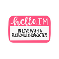 In Love With A Fictional Character Kindle Sticker