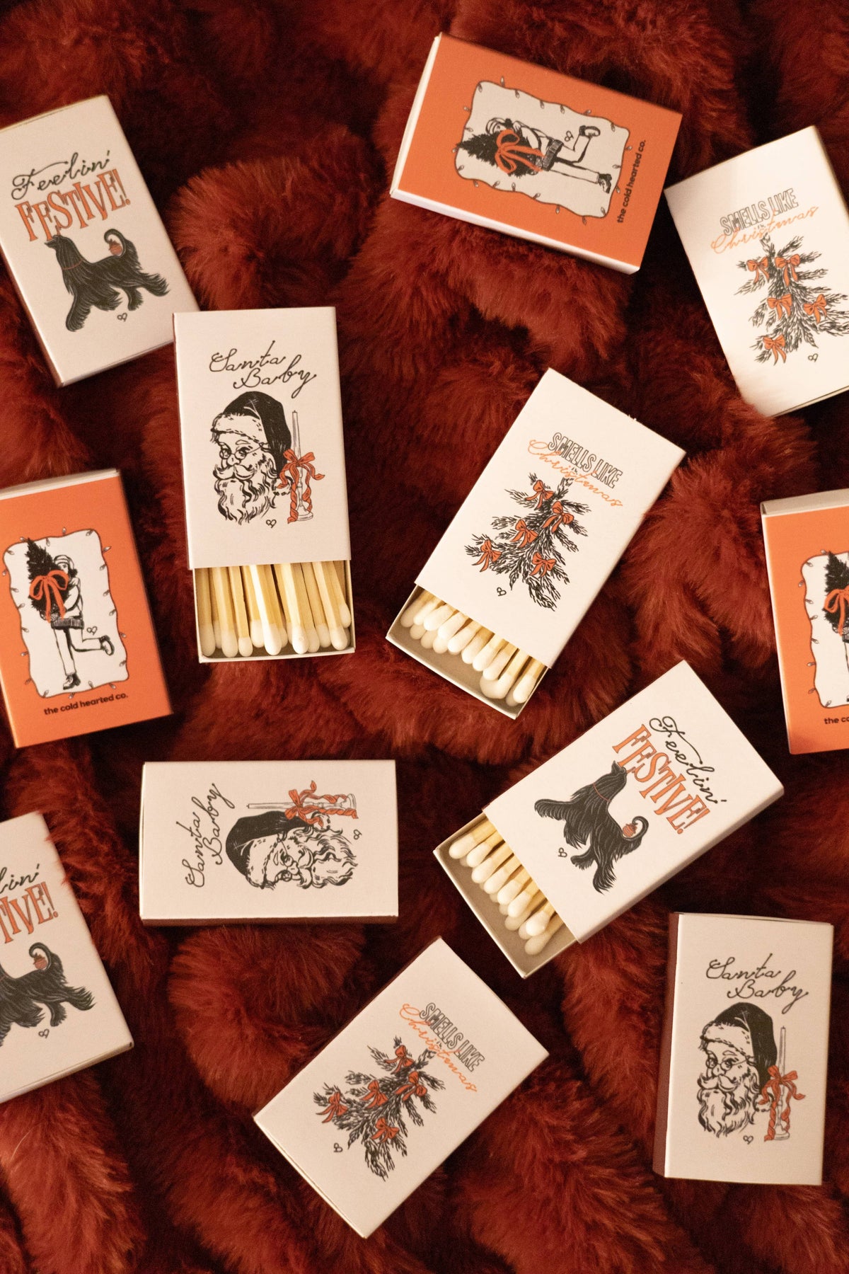 Smells Like Christmas Cute Matchbox