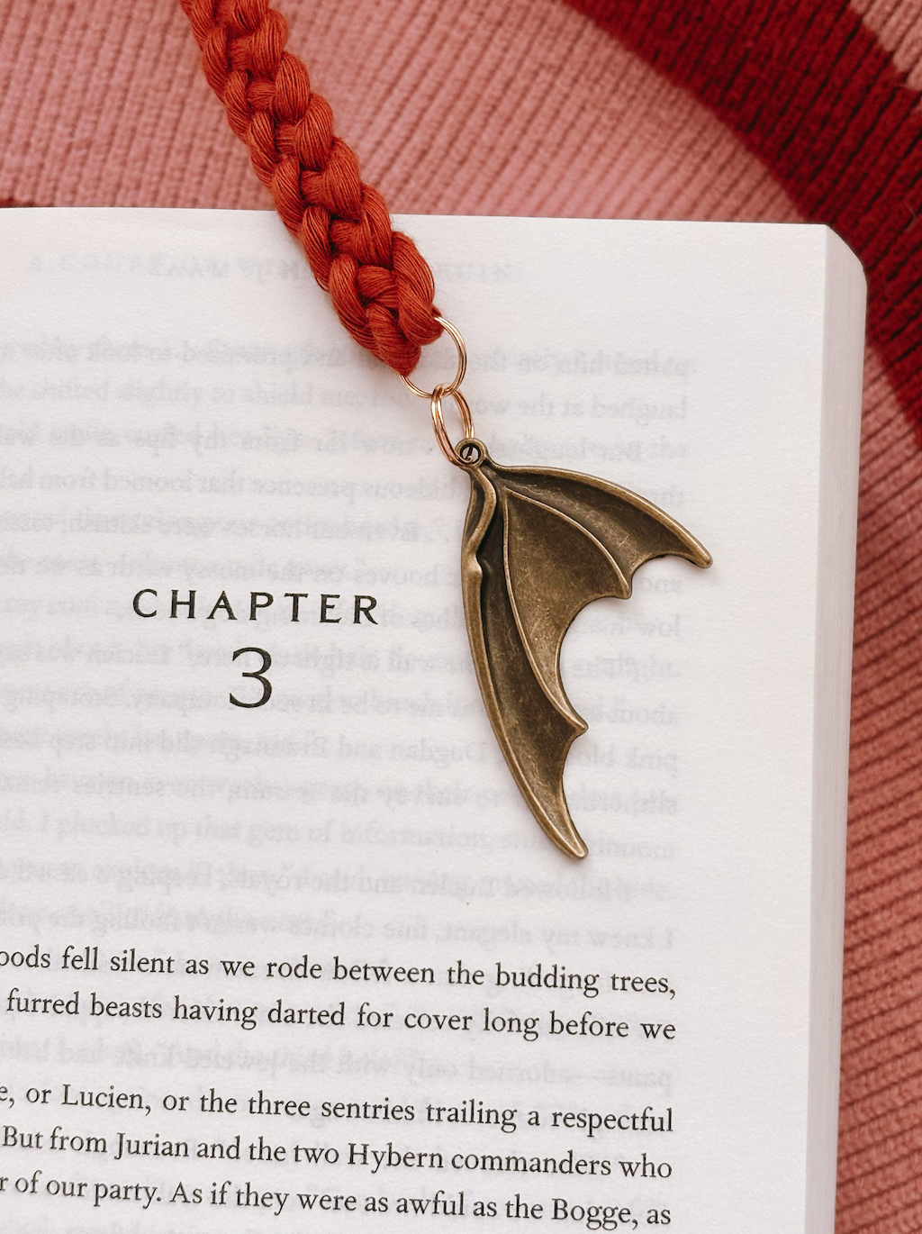 Bat Wing, Romantasy Bookmark -  Bookish Gifts for Readers