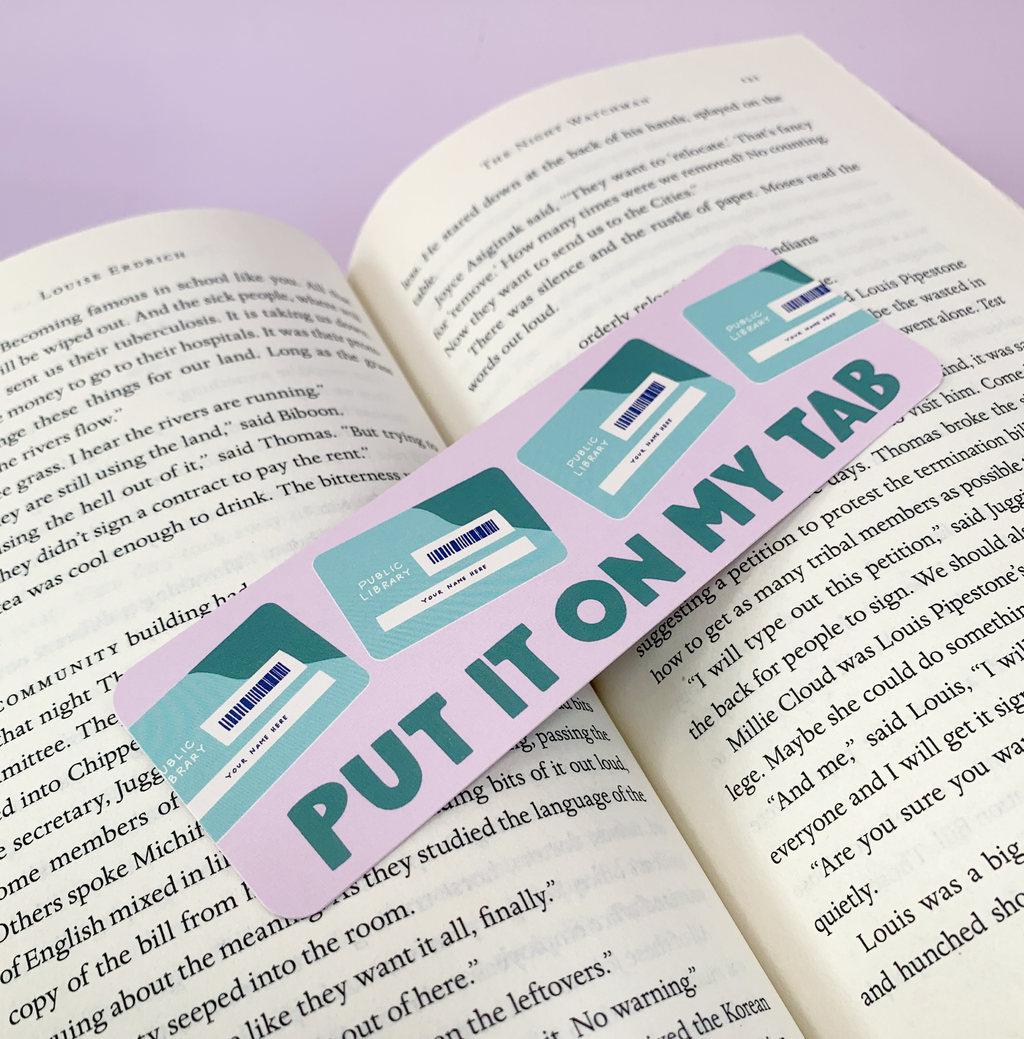 Put It On My Tab - Bookmark
