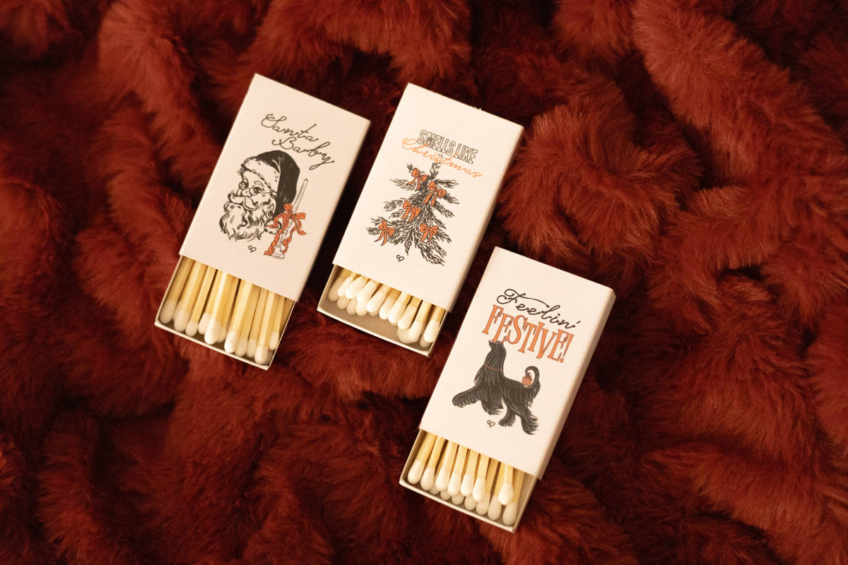 Smells Like Christmas Cute Matchbox