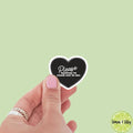 Coquette Black Lace Please Hesitate to Reach Out to Me Sticker