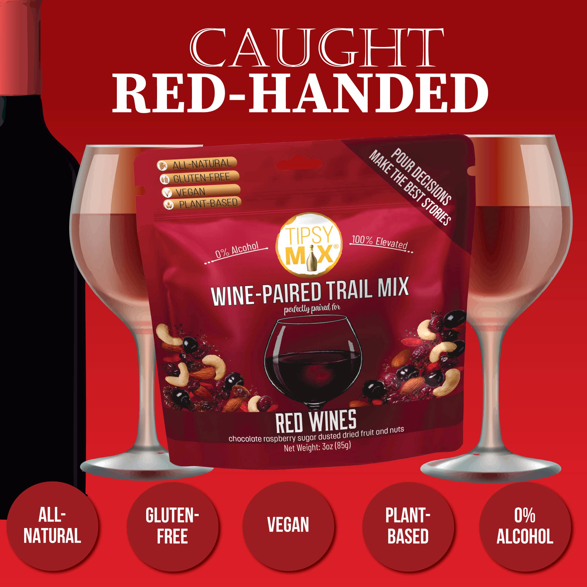 Wine-Paired Trail Mix - Red Wine