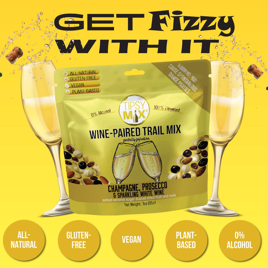 Wine-Paired Trail Mix - Champagne & Sparkling White Wine