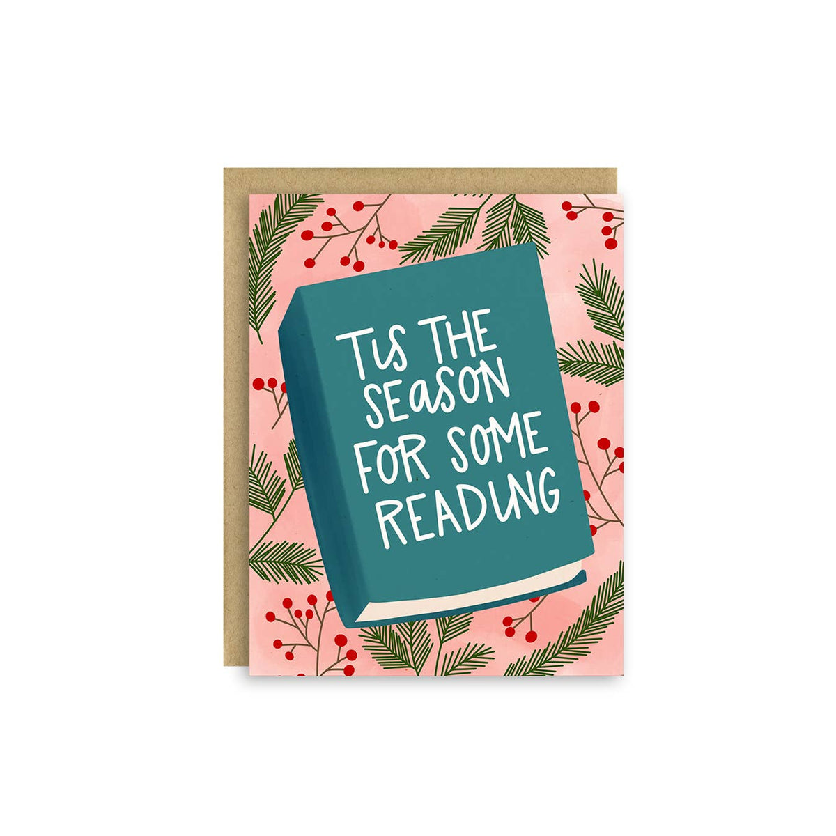 ’Tis the Season for Some Reading – Book Lover Holiday Card