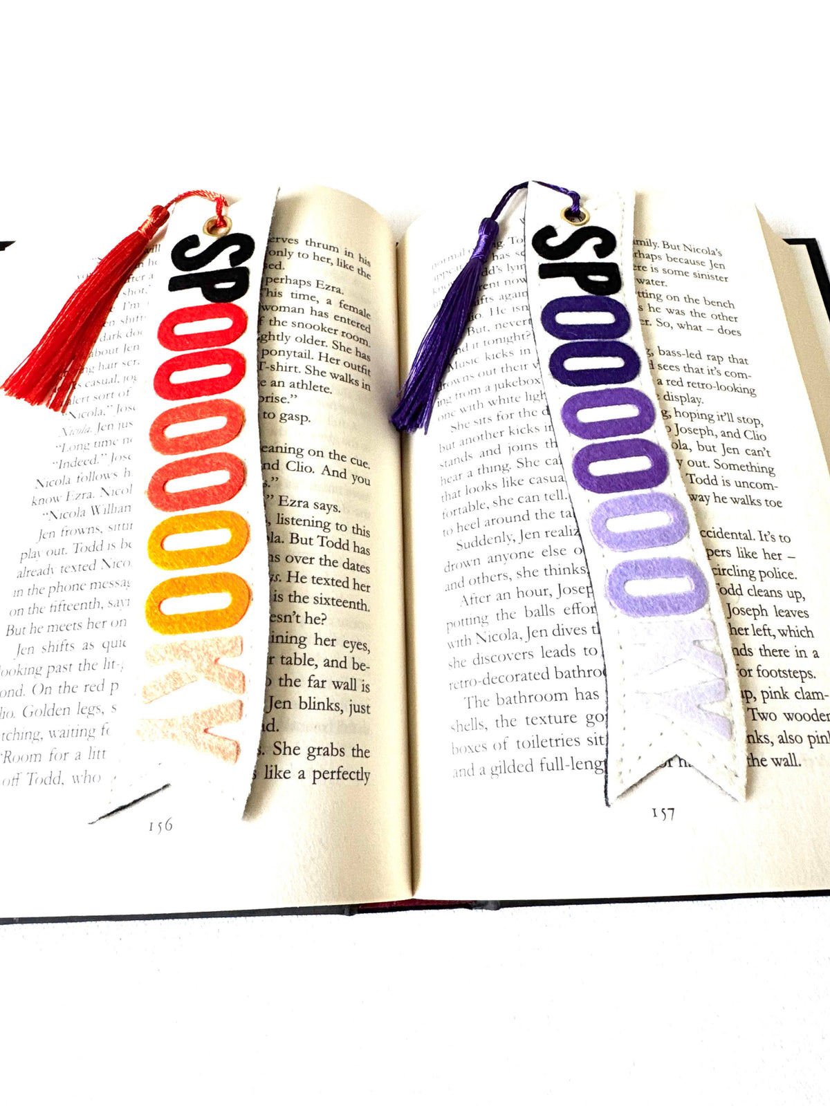Halloween Spooky Felt Bookmark