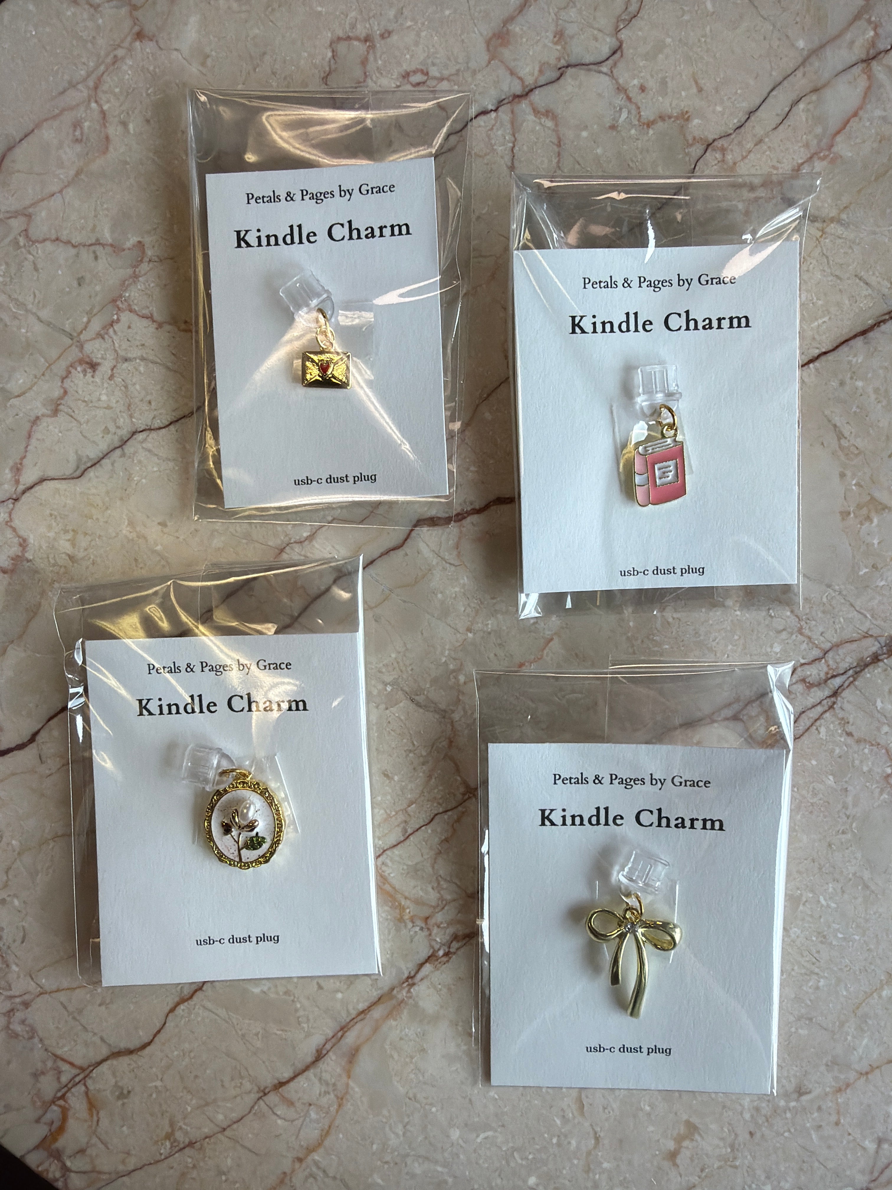 Kindle charm, set of 1 charm