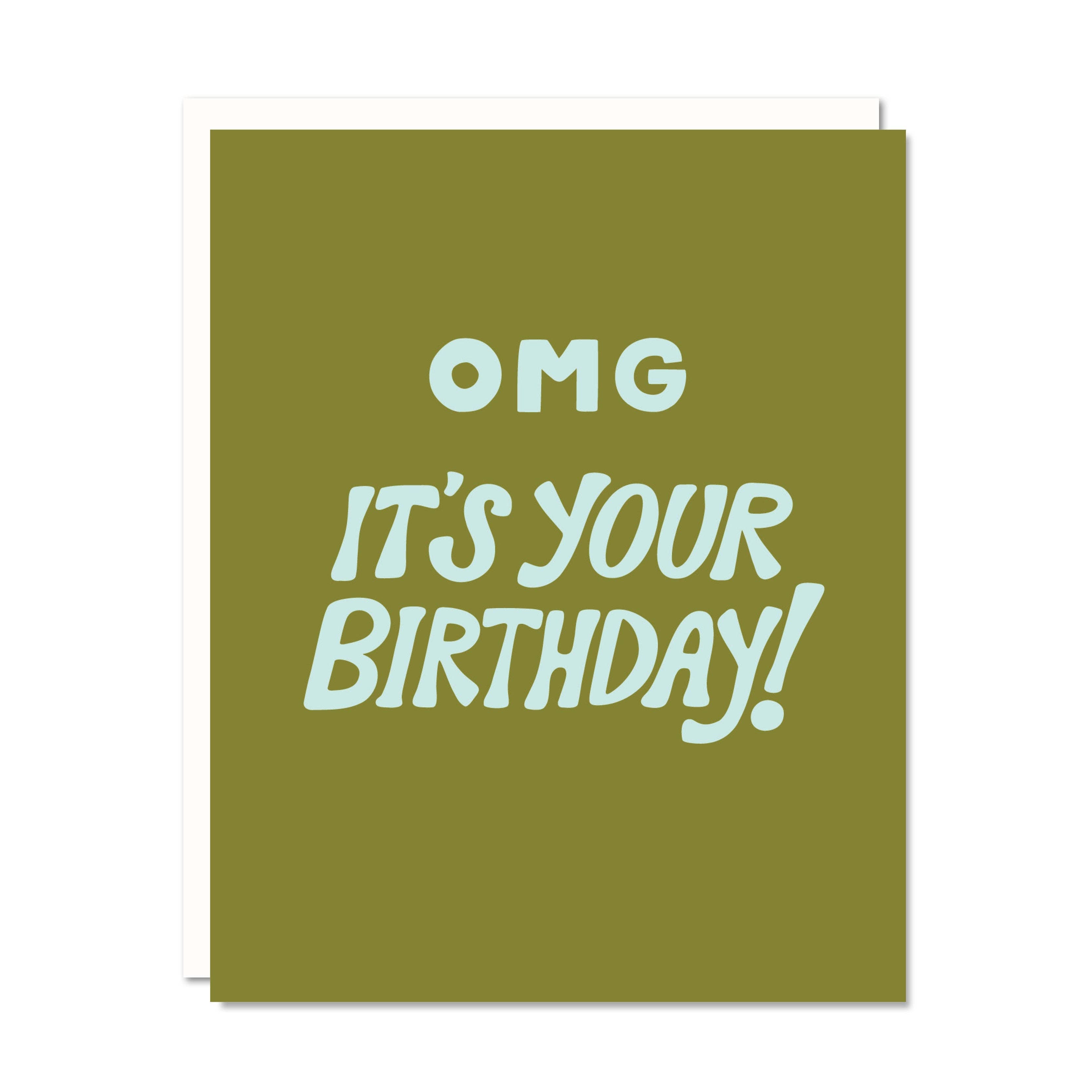 OMG Birthday - Birthday Card