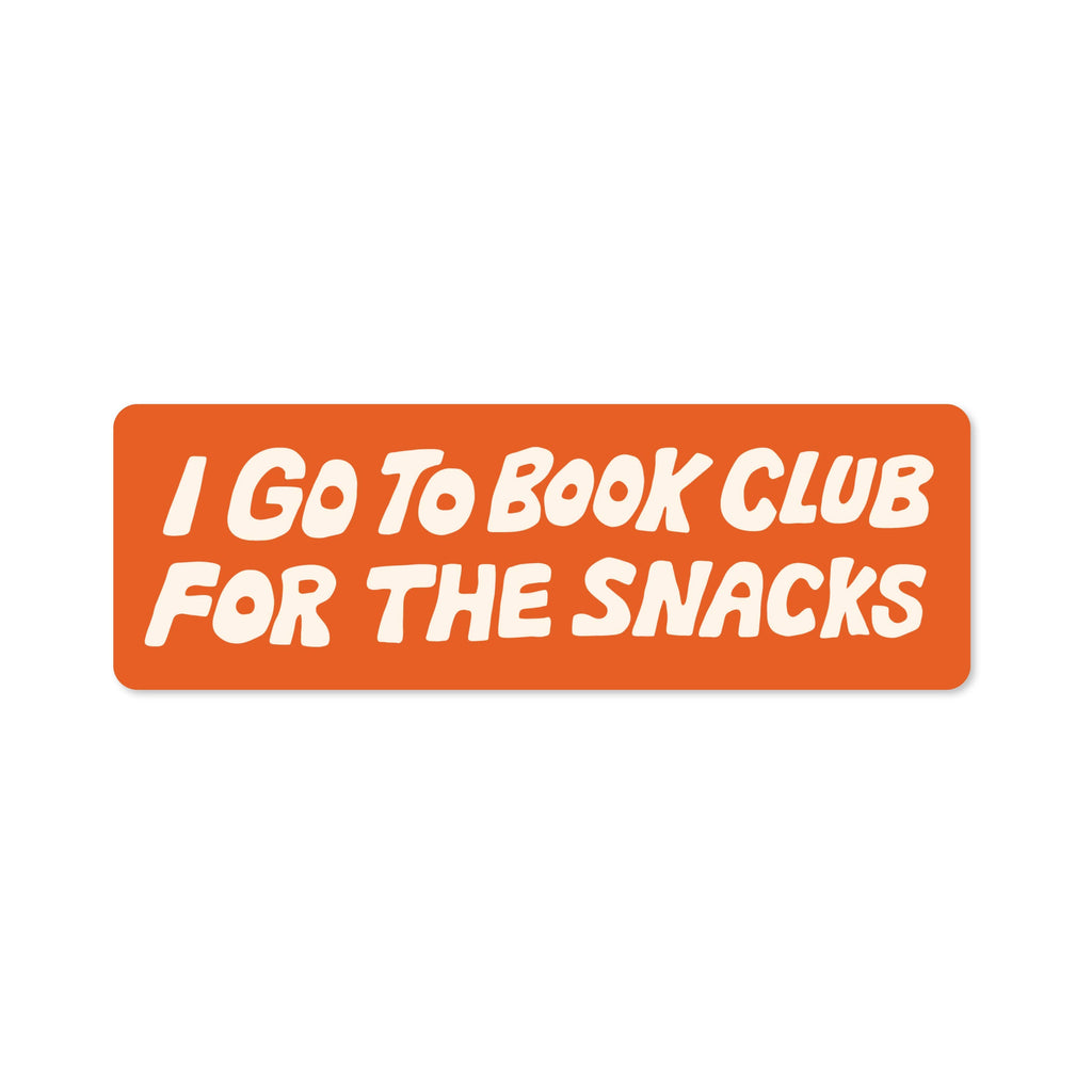 Book Club Snacks - Bookmark