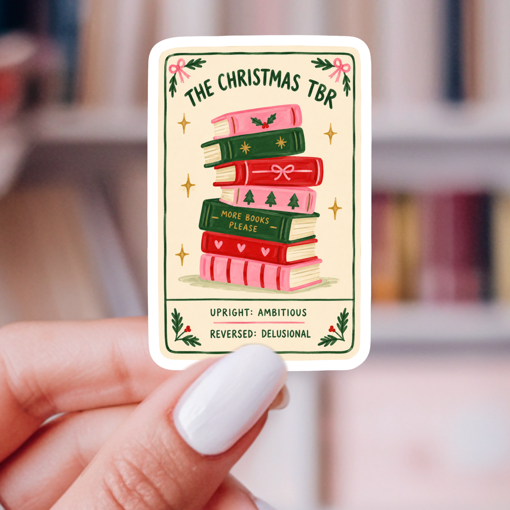 Christmas TBR Tarot Sticker | Bookish Holiday