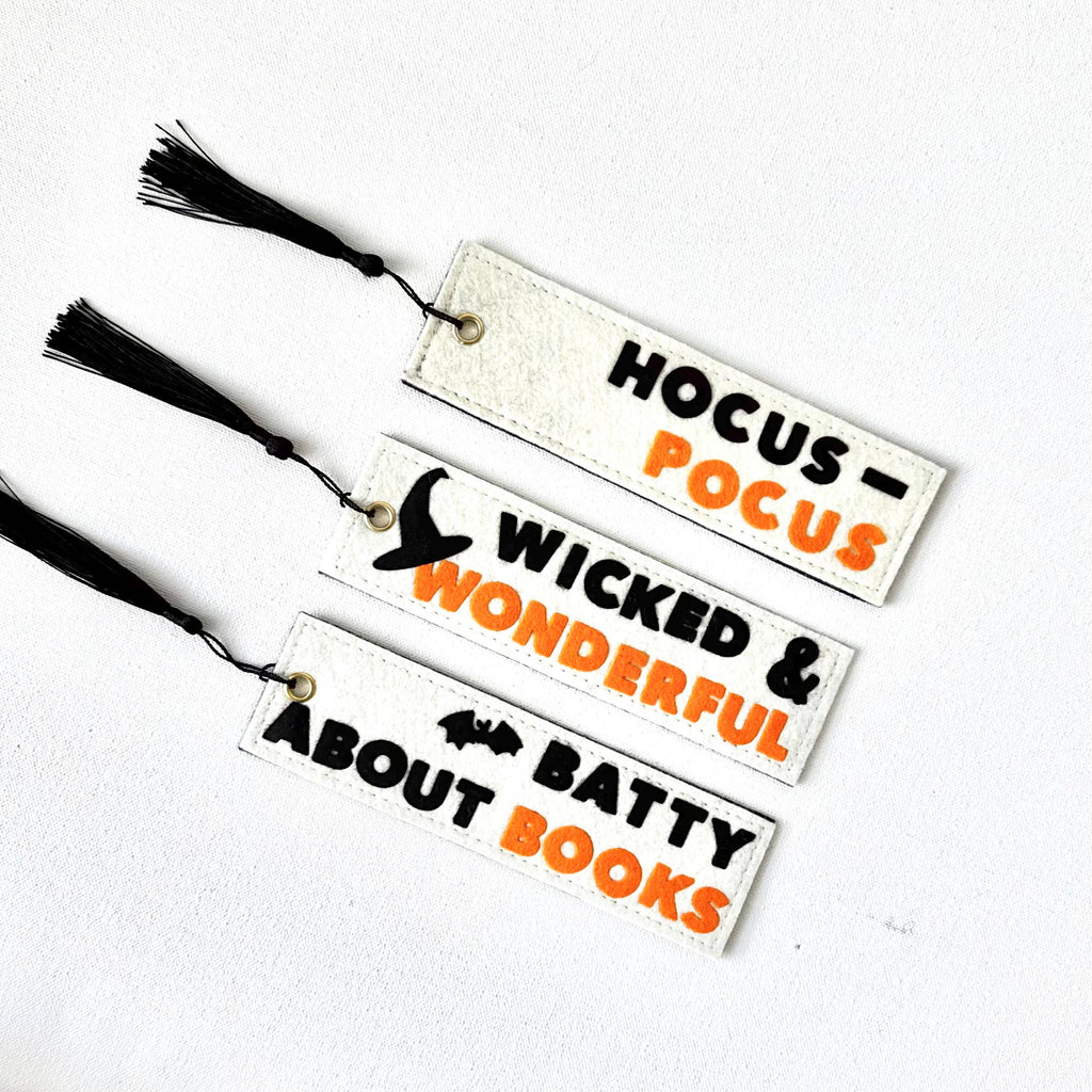 Halloween Hocus Pocus Felt Bookmark