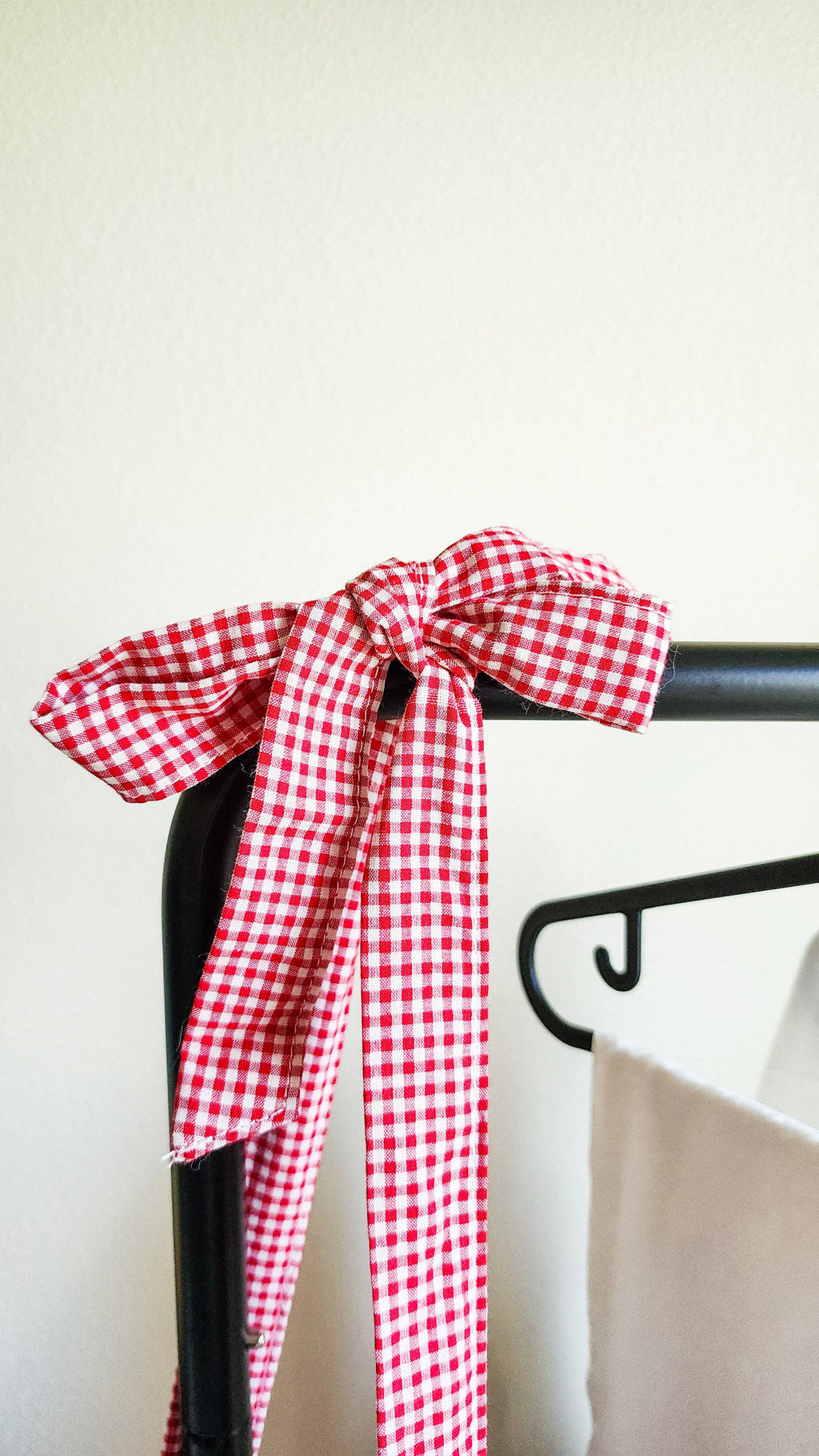 Book Lover Gingham Cotton Tote Bag with Adjustable Strap