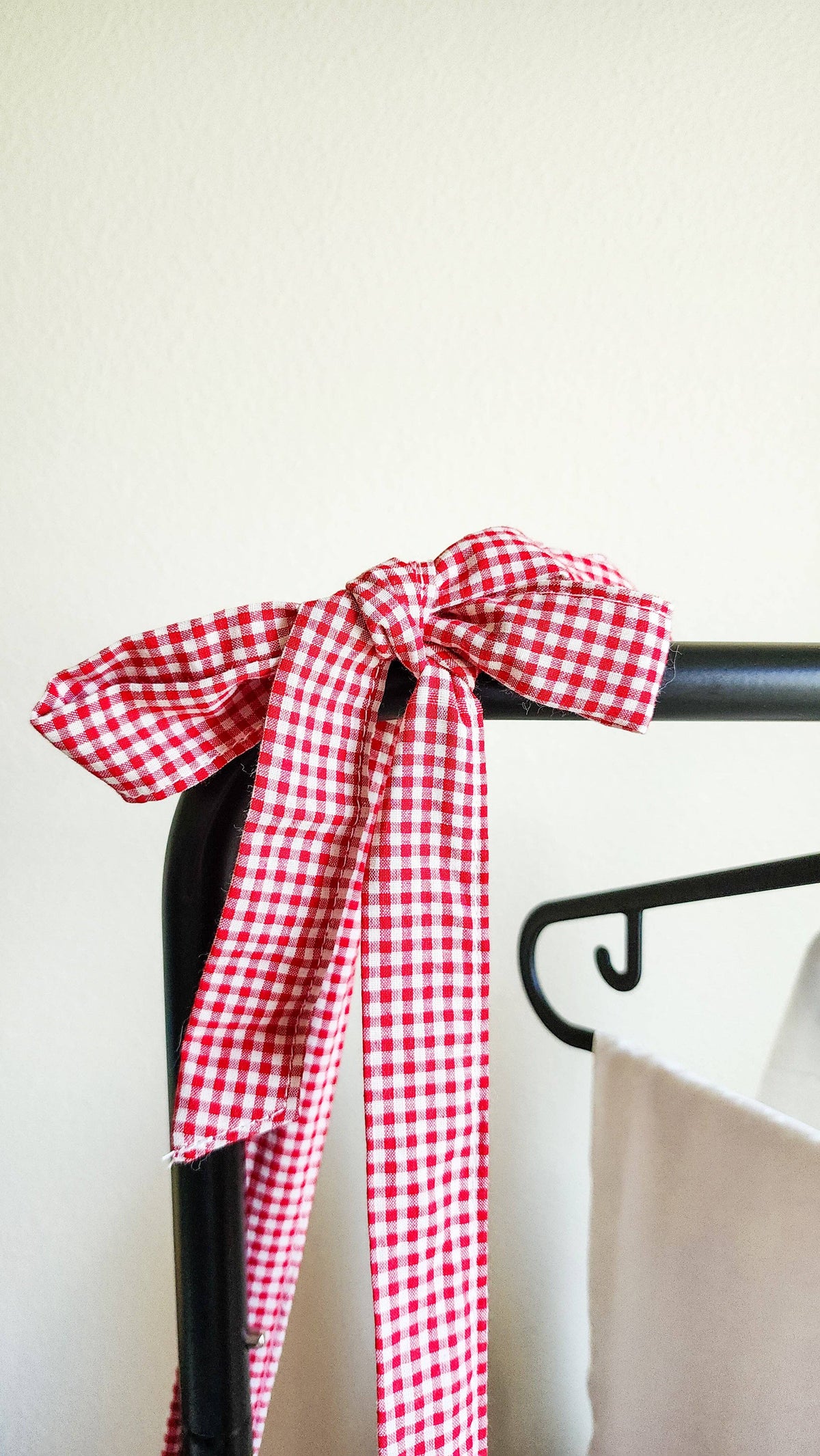 Book Lover Gingham Cotton Tote Bag with Adjustable Strap