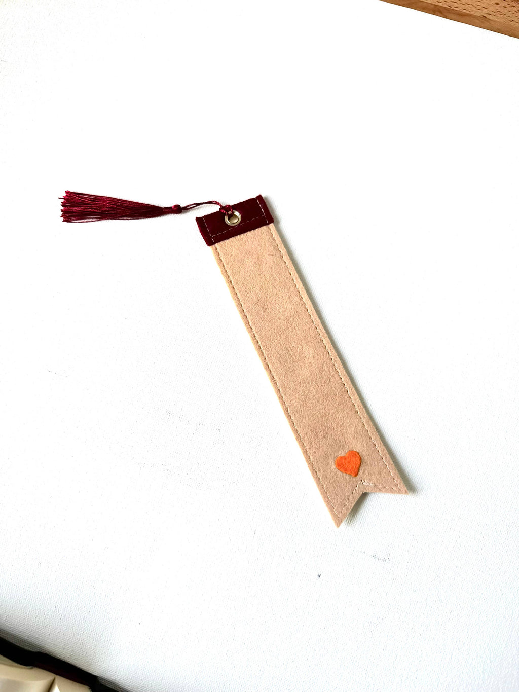 Fall BOOKS Felt Bookmark