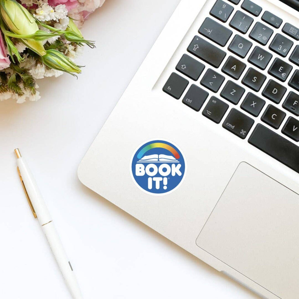 Book It Vinyl Sticker | Book It Rewards Sticker | Retro Sticker