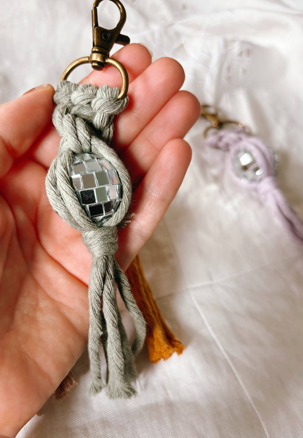 Mini Disco Ball Keychains - Retro Accessories, Gifts
