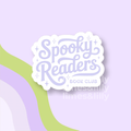 Spooky Readers Book Club Vinyl Sticker
