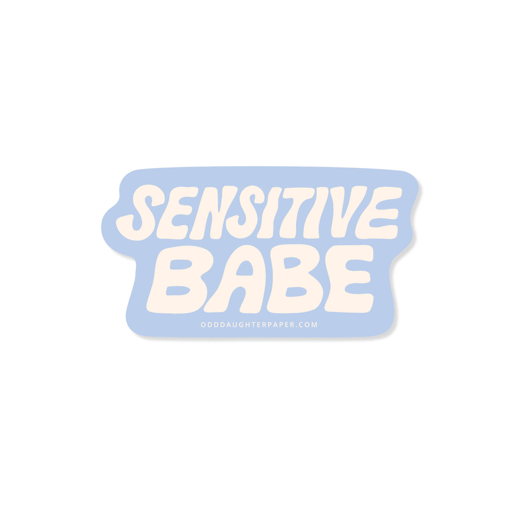 Sensitive Babe - Vinyl Sticker