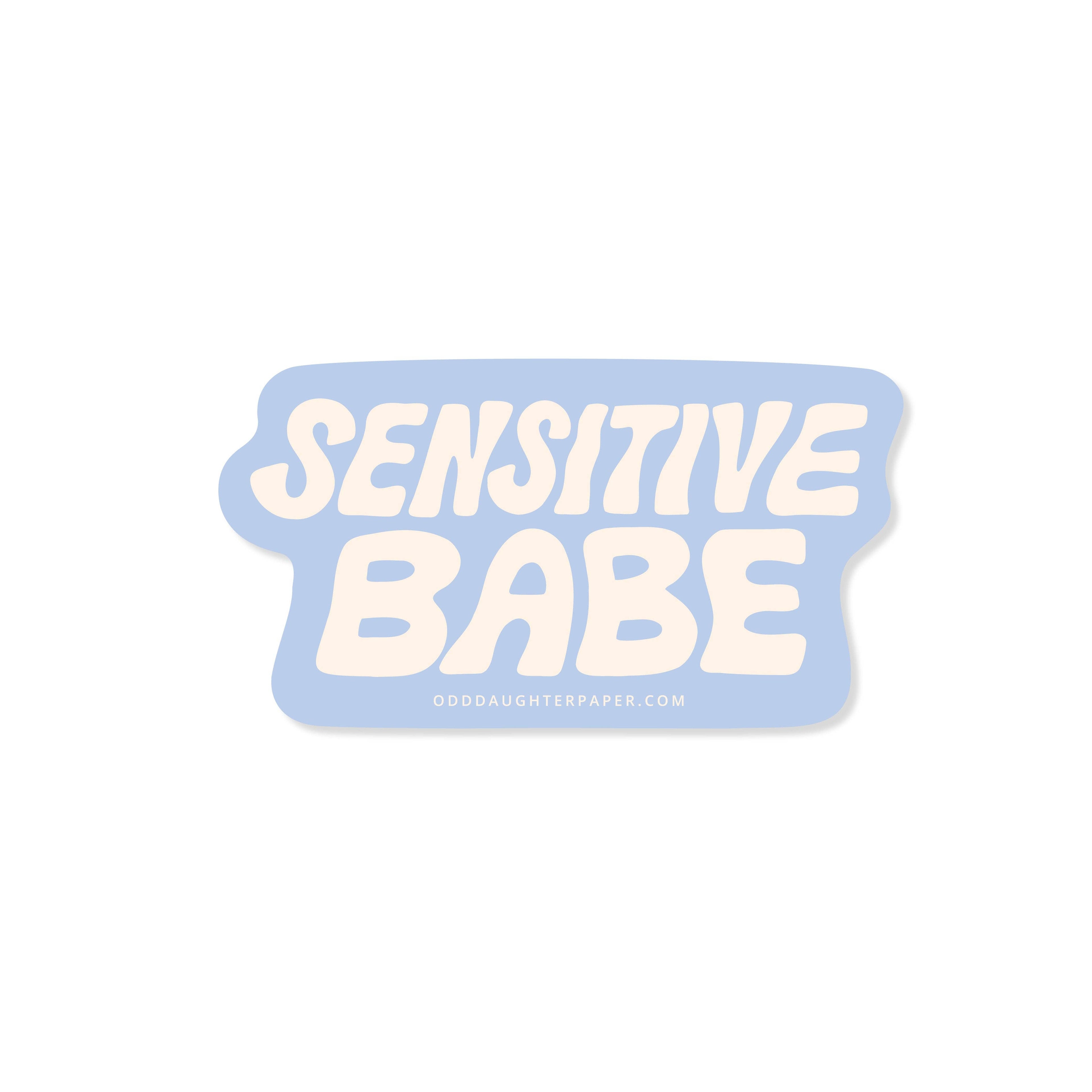 Sensitive Babe - Vinyl Sticker