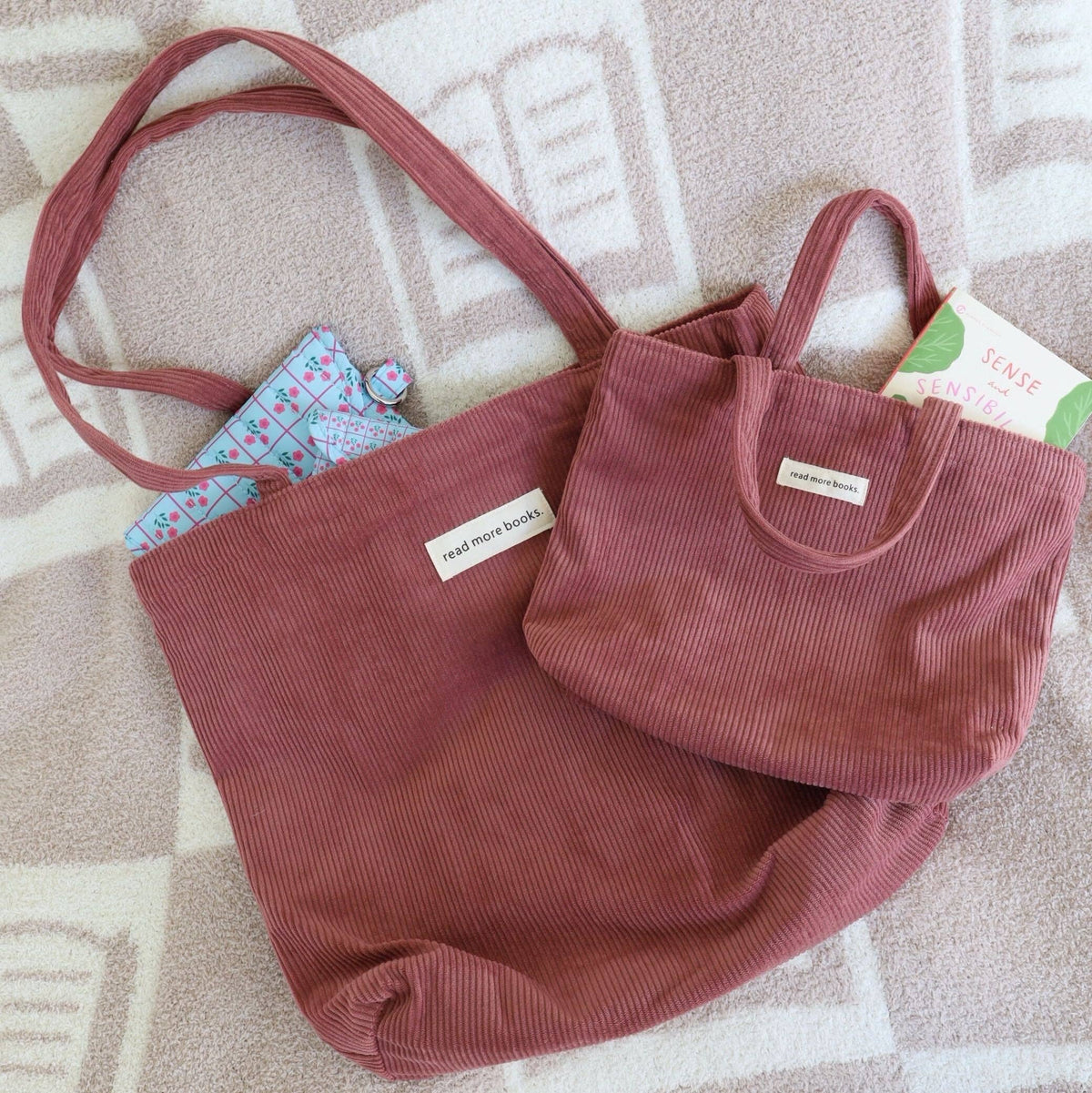 Read More Books Corduroy Tote