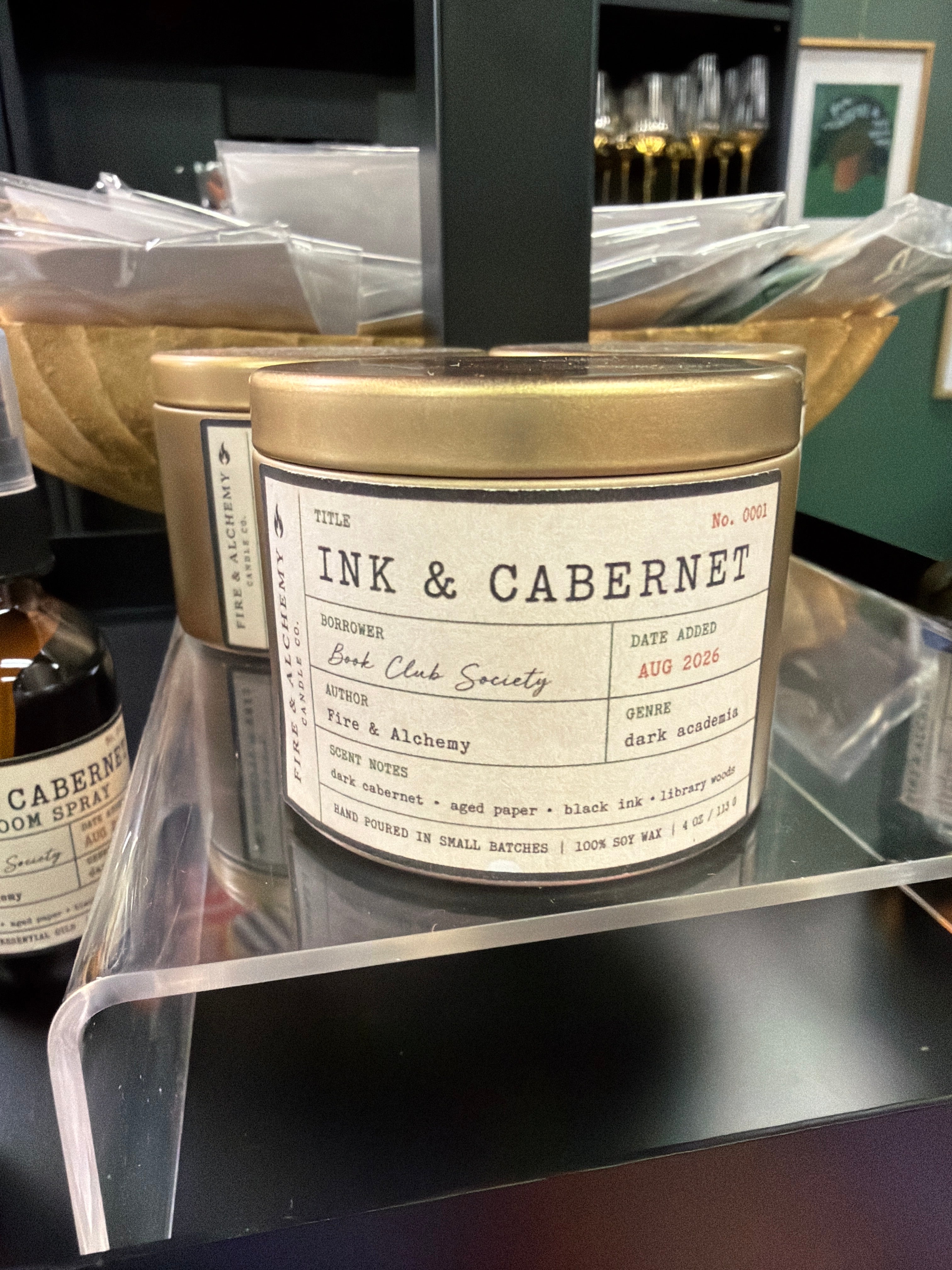 Ink and Cabernet candle