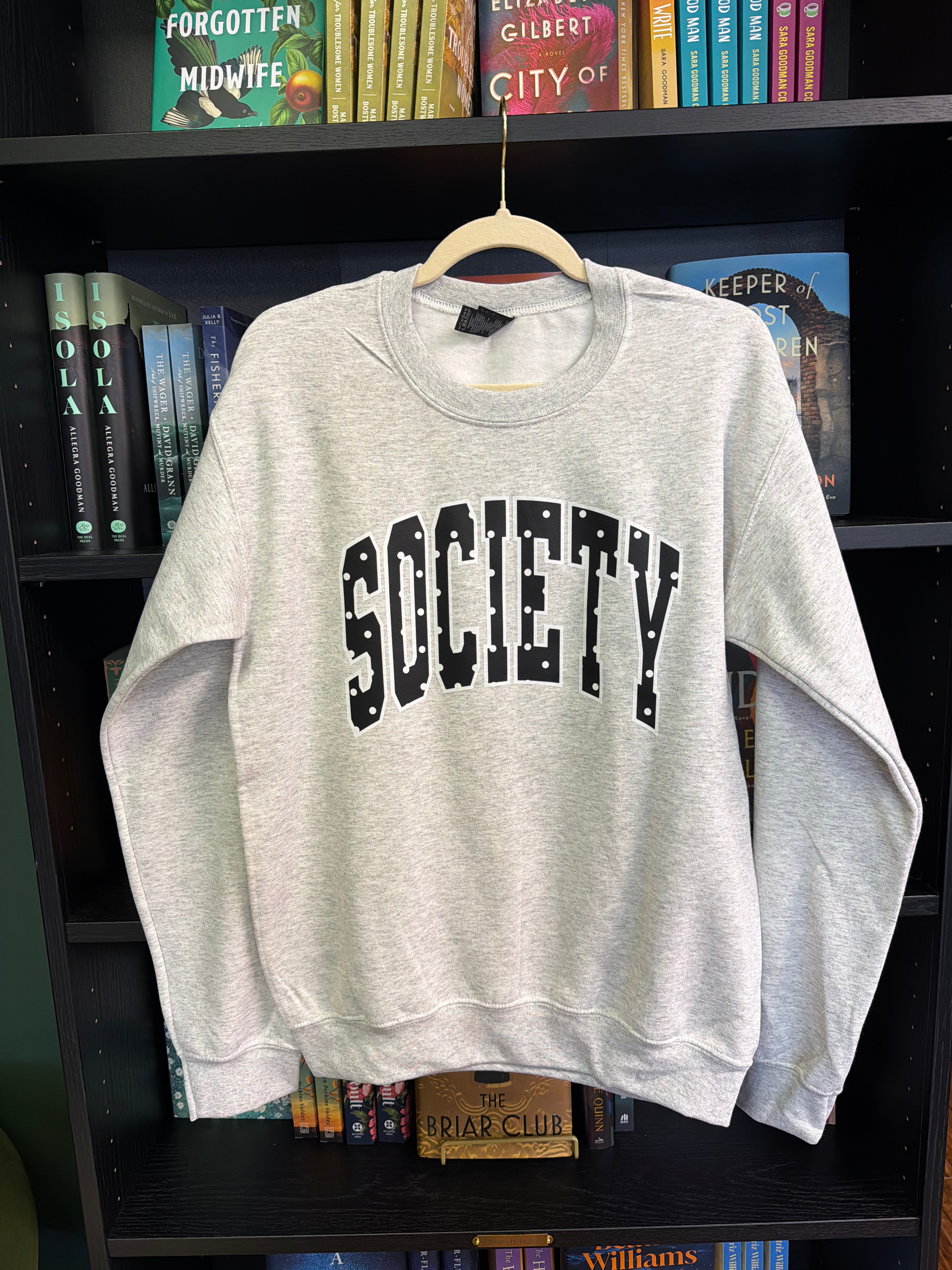 Society Black Polka Dots Sweatshirt