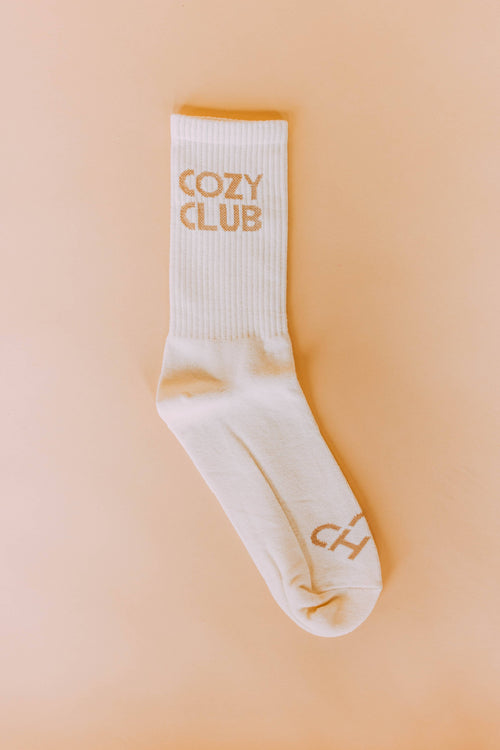 Cute Cozy Club Crew Socks