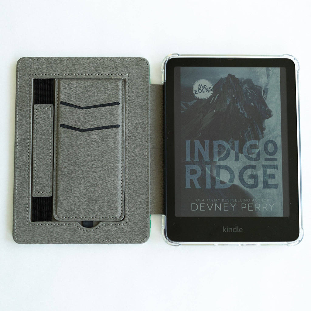 Green Girl Gingham 12th Gen Kindle Cover